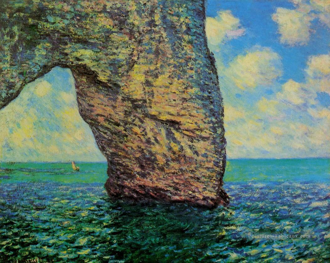 Le Manneport à marée haute Claude Monet Peintures à l'huile